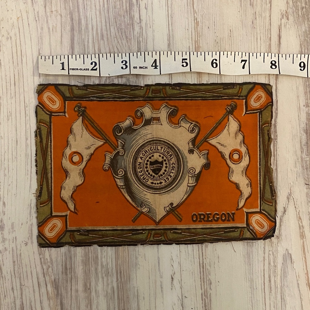 Vintage Oregon Agricultural College Cigar Flannel